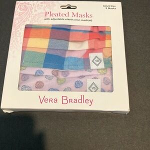 2 Pleated Vera Bradley Masks